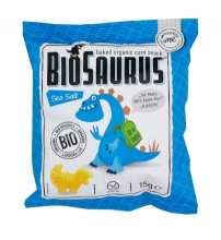 Biosaurus snack - mořská sůl,bez lepku Bio 15g McLLOYDS	