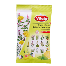 Bonbony - meduňka,citron,bez cukru 75g VITALP