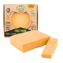 Sýr - čedar,blok vegan. 250g GREENVIE,chlazené