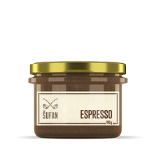 Máslo - espresso,bez lepku 190g ŠUFAN