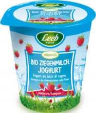 Jogurt kozí - malina Bio 125g LEEB,chlazené