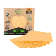 Sýr - chedar,plátky vegan. 180g GREENVIE,chlazené