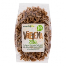 Těstoviny žitné - vřetena  Bio 400g COUNTRY LIFE