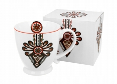 Porcelánový hrnek - ornament na stopce 450ml
