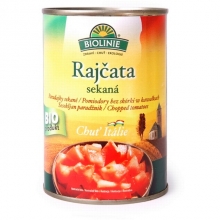Rajčata - sekaná Bio 400g BIOLINIE