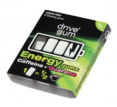 Žvýkačky - caffeine,guarana 21g/9ks DRIVE GUM