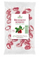 Bonbony - brusinkové 100g GREŠÍK