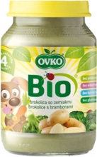 Dětská výživa - brokolice,brambor Bio 190g OVKO