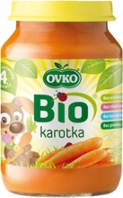 Dětská výživa - karotka Bio 190g OVKO