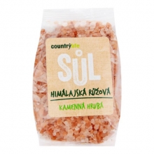 Sůl himalajská - růžová,hrubá 500g COUNTRY LIFE