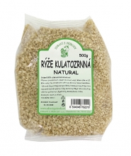 Rýže - kulatozrnná,natural 500g ZDRAVÍ Z PŘÍRODY