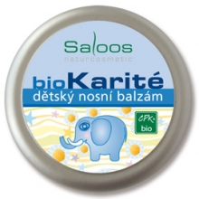 Bio karité - Dětský nosní balzám 19ml SALOOS