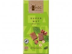 Čokoláda rýžová - oříšky,vegan Bio 80g ICHOC
