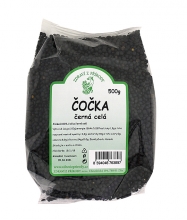 Čočka - černá 500g ZDRAVÍ Z PŘÍRODY