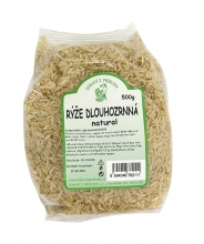 Rýže - dlouhozrnná,natural 500g ZDRAVÍ Z PŘÍRODY