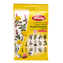 Bonbony - medové,bez cukru 75g VITALP 