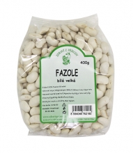 Fazole - bílá,velká 400g ZDRAVÍ Z PŘÍRODY