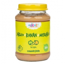 Přikrm - jablko,banán,meruňka Bio 190g COUNTRY LIFE           