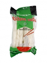 Těstoviny rýžové - nudle 7mm,bez lepku 240g LUCKA