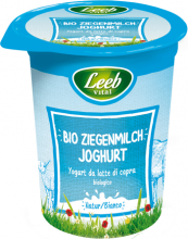 Jogurt kozí - bílý Bio 400g LEEB,chlazené