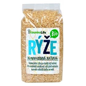 Rýže dlouhozrnná natural 500 g BIO COUNTRY LIFE