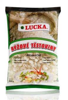 Rýžové těstoviny kolínka 300g LUCKA