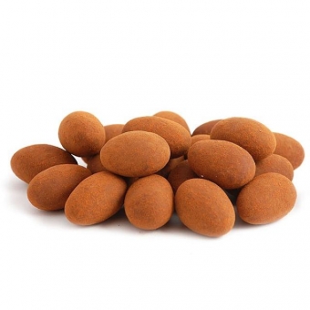 Mandle ve skořici a čokoládové polevě 50g